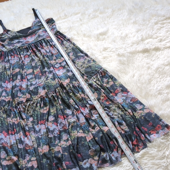 Blackmilk Take My Monet Tier Sheer Floral Midaxi Dress Size XS - Picture 15 of 15